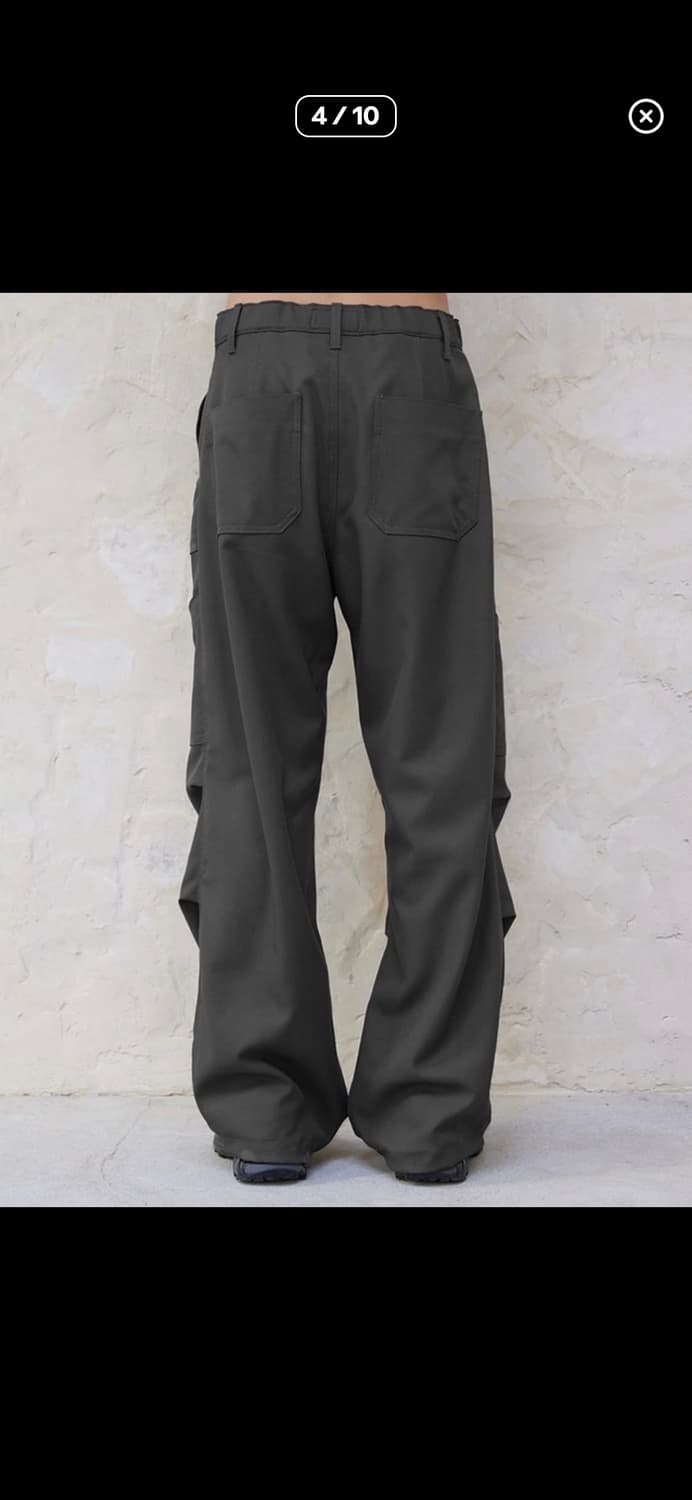 비긴202 원턱 와이드 베이커 팬츠  상품이미지4