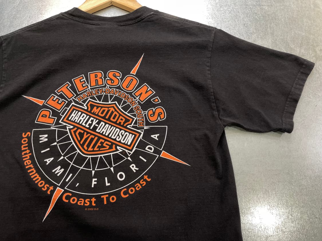 (S) Harley Davidson 할리 로고 프린팅 반팔티 상품이미지8