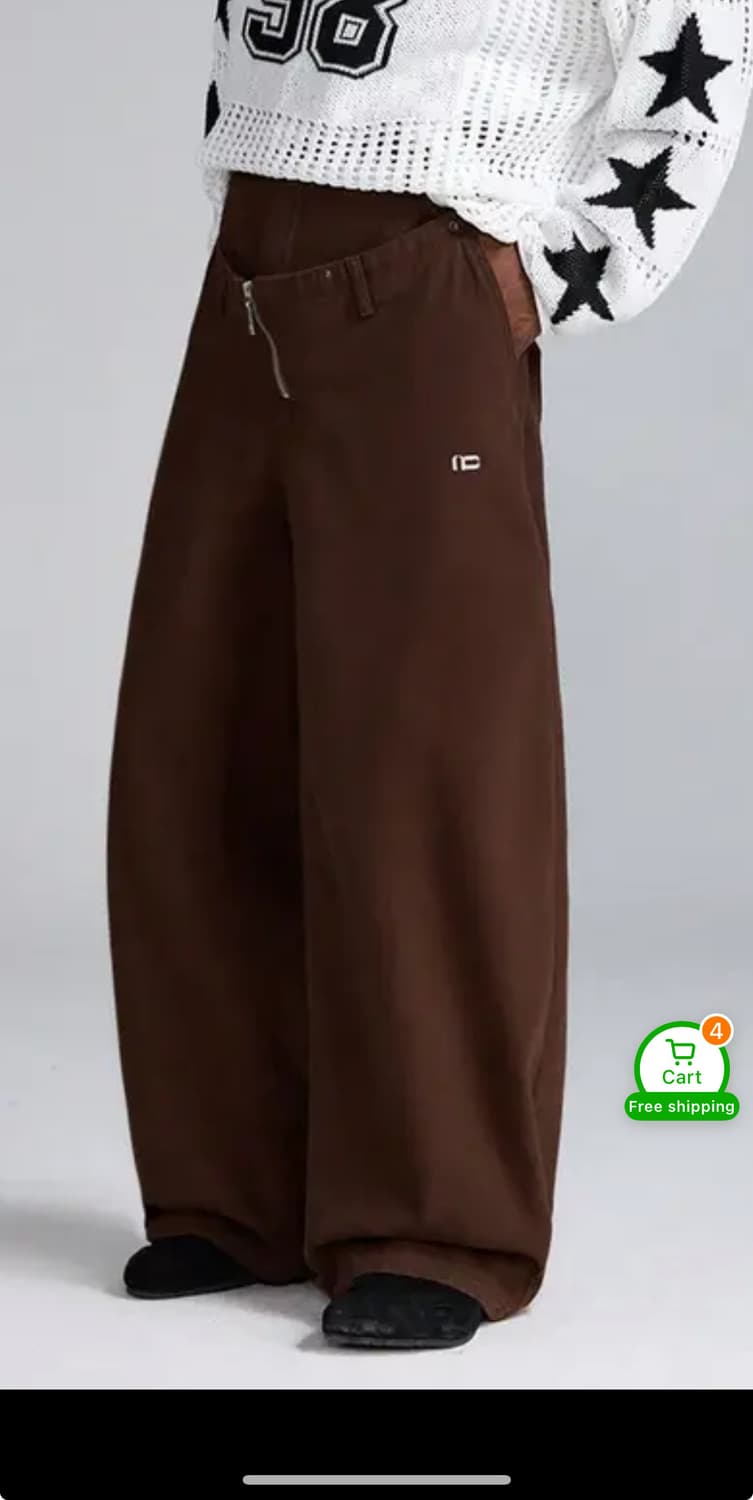 투팬츠 브라운 컬러 상품이미지1