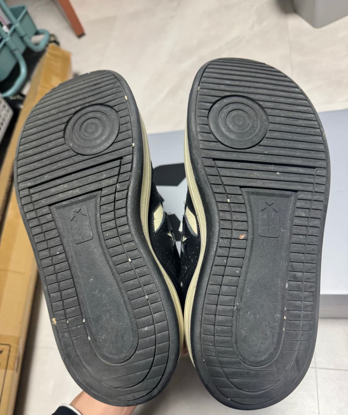 컨버스 X 다크쉐도우 터보웨폰 블랙 크림 상품이미지4