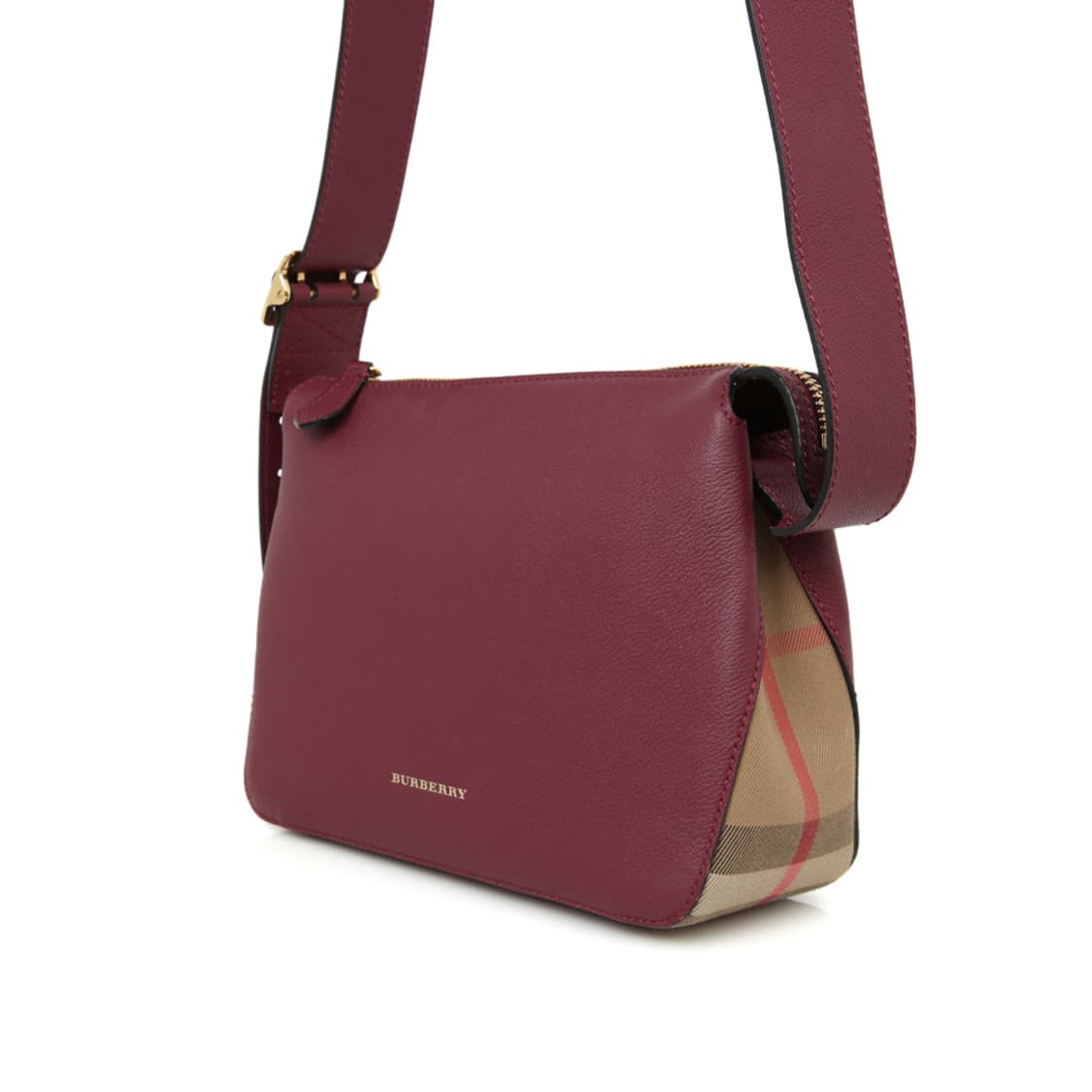 버버리 헴슬리 스몰 크로스 메신저백 4033767 버건디 상품이미지3