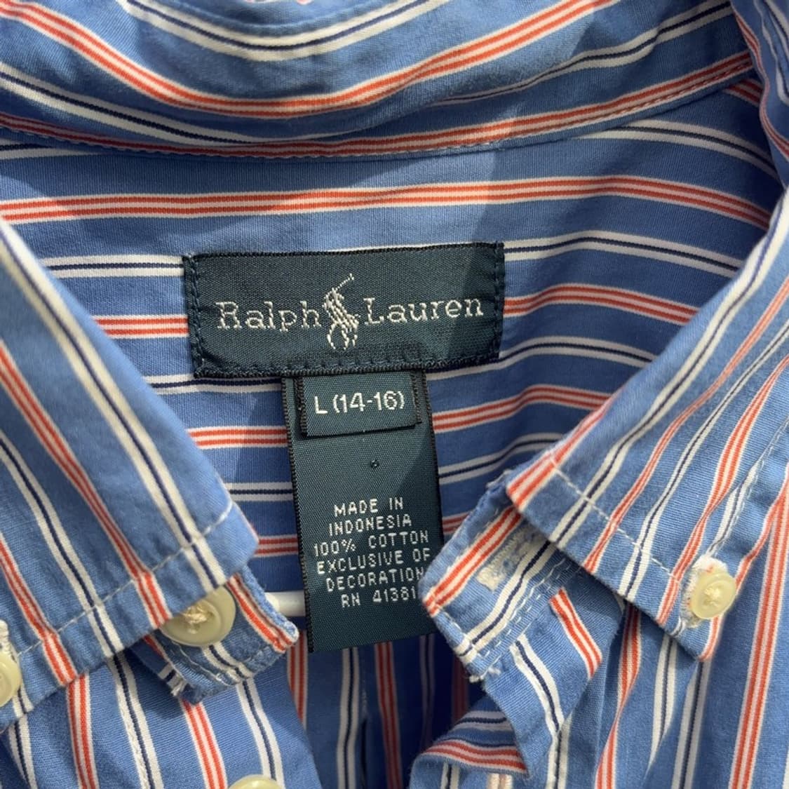 폴로 랄프로렌 멀티컬러 스트라이프 셔츠 95 P00022 상품이미지3