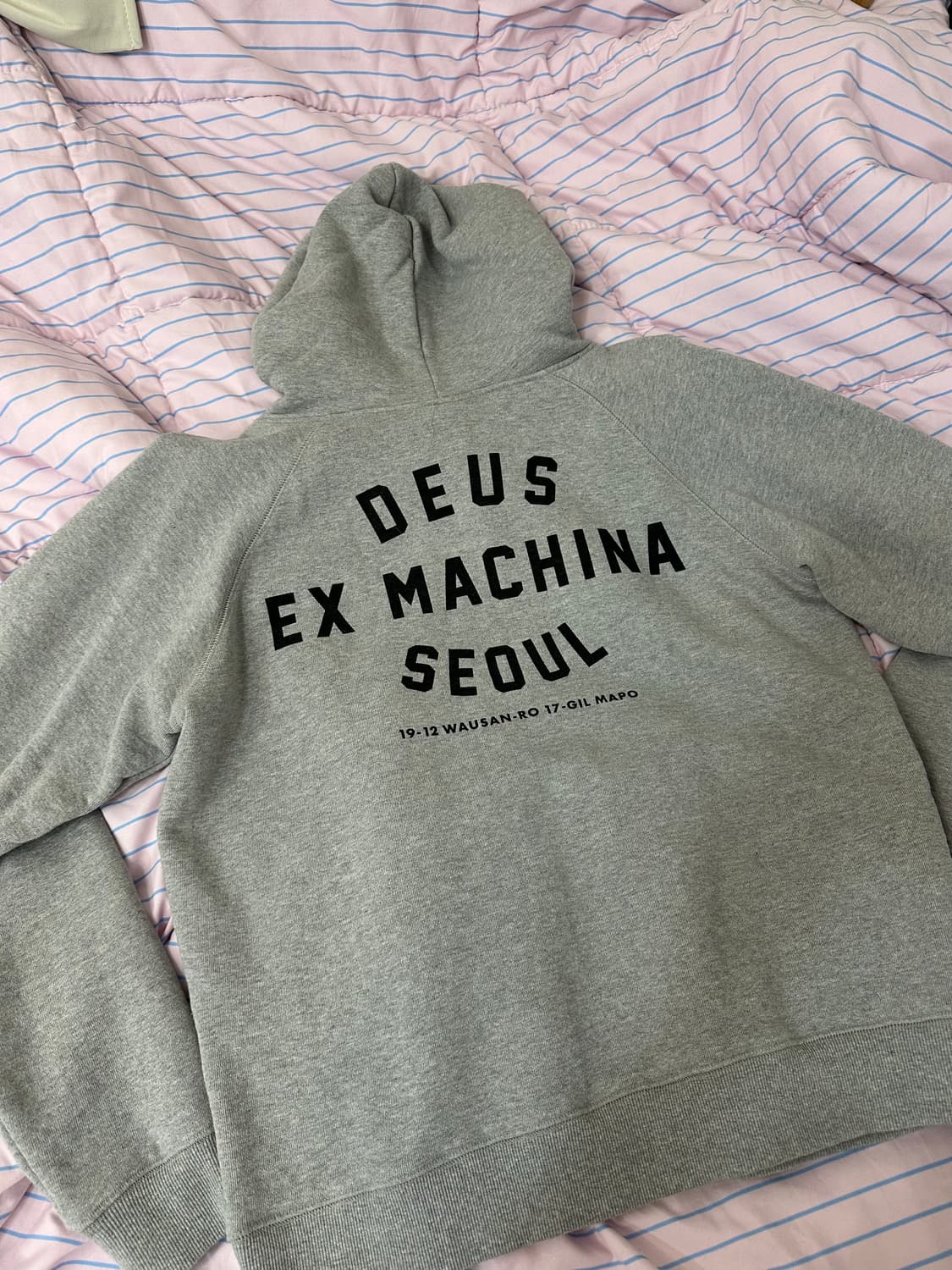 데우스 엑스 마키나 서울 후드티 그레이 m 상품이미지3