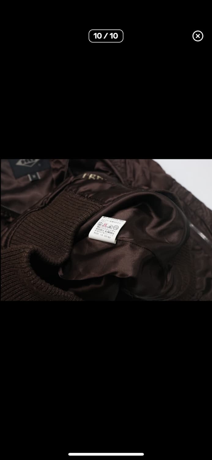 히스테릭글래머 자수 퀄팅자켓 M 상품이미지10