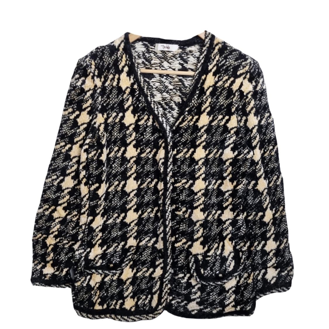 MADAM JOCONDE 블랙 빈티지 니트 가디건  상품이미지1