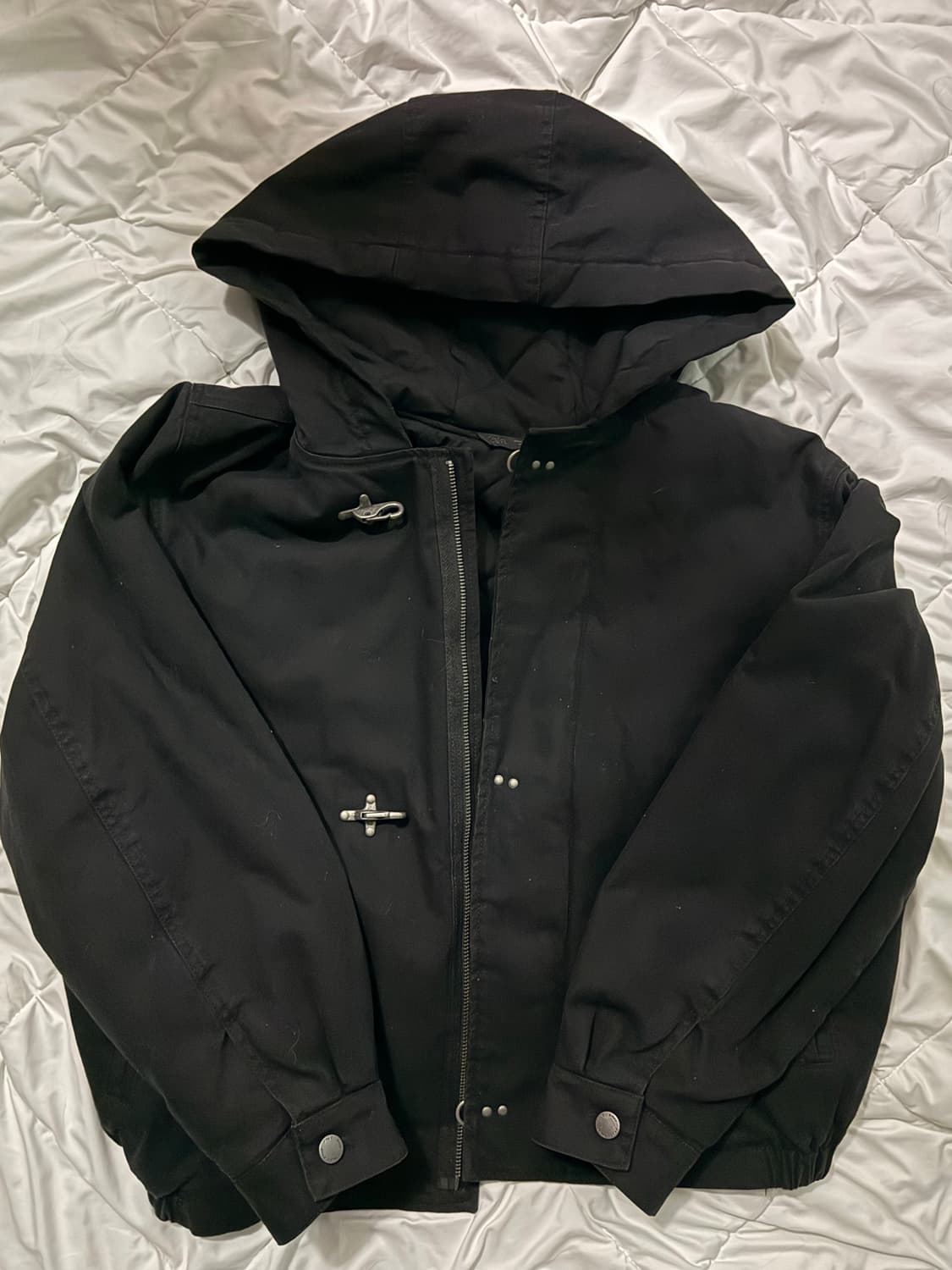 자라 버클 파이어맨 후드 자켓 s 상품이미지1