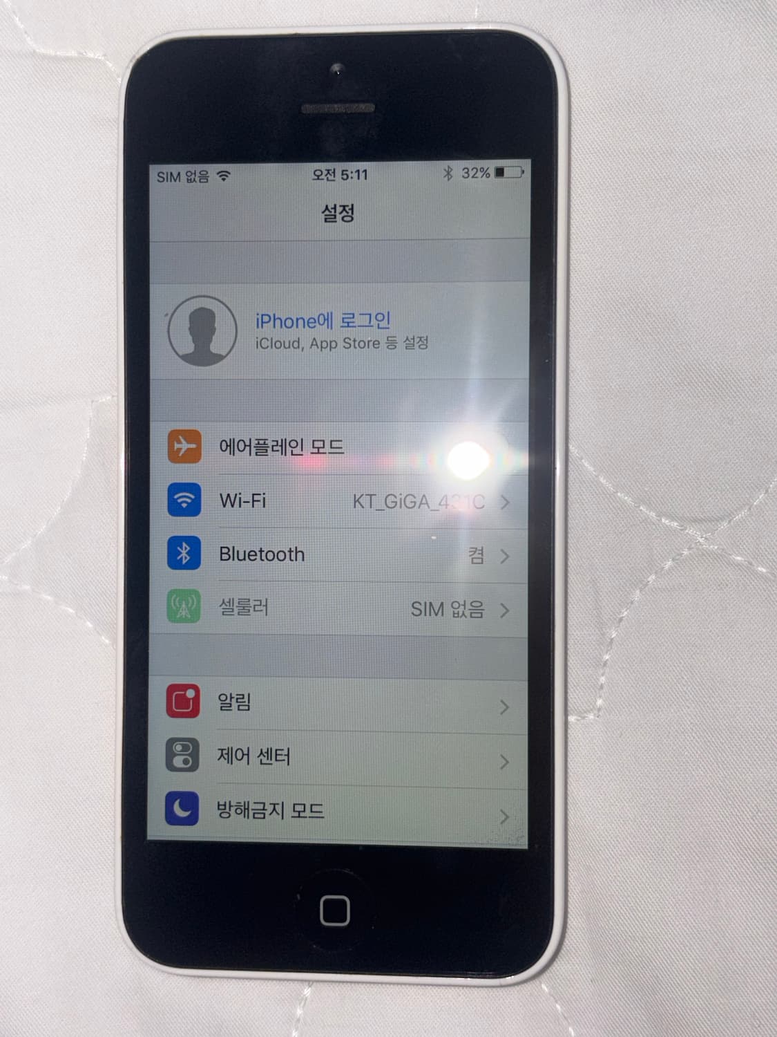 아이폰 5c 화이트 32기가 상품이미지3