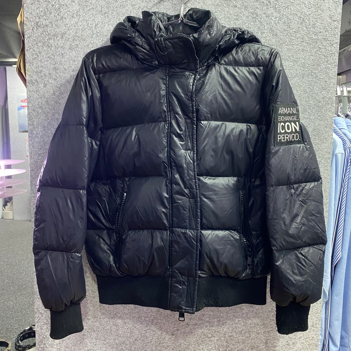 아르마니 익스체인지 후디드 패딩 자켓 B3836 상품이미지2