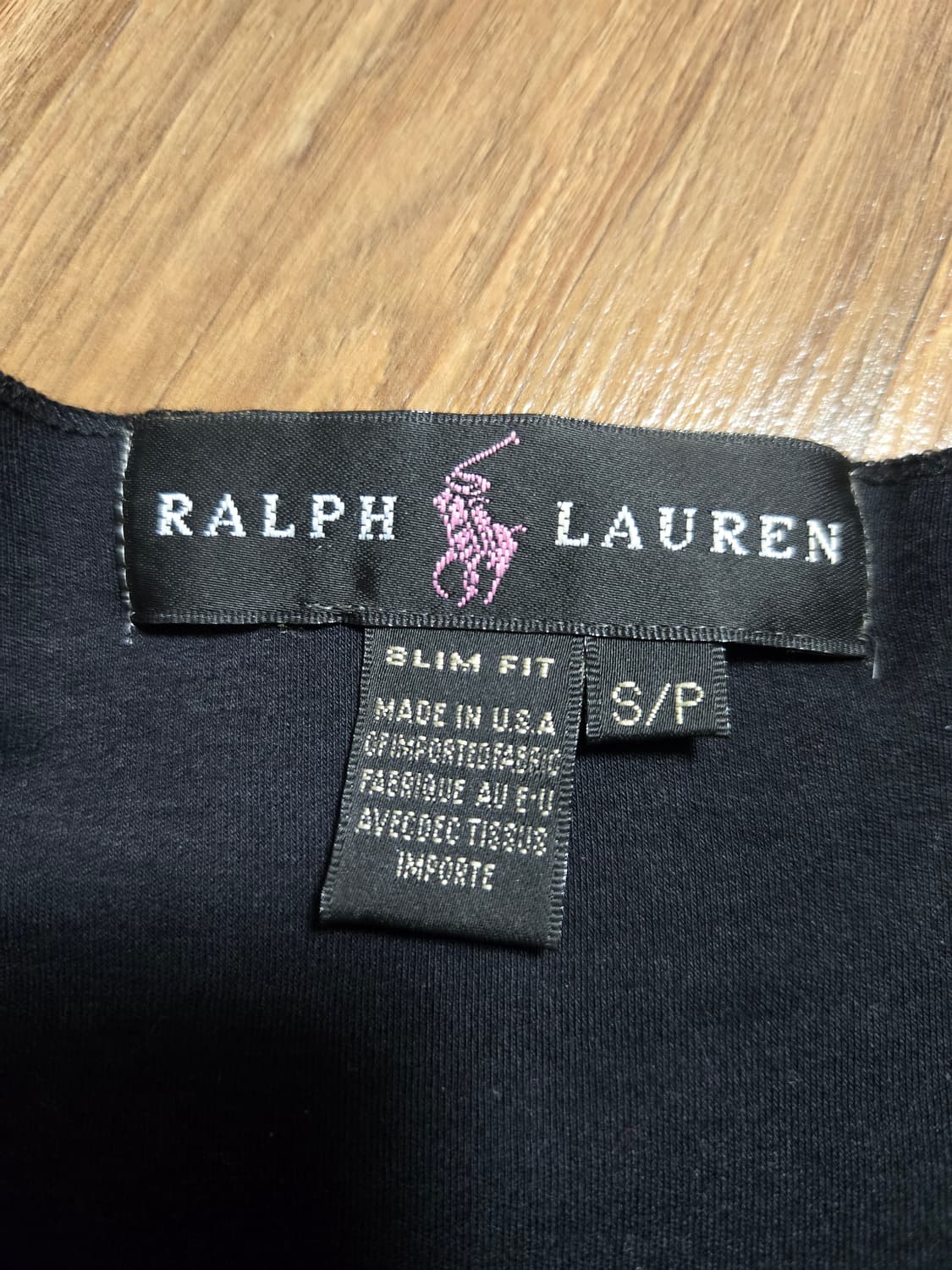 랄프로렌 핑크 포니 슬림핏 티셔츠 [정품] 상품이미지4