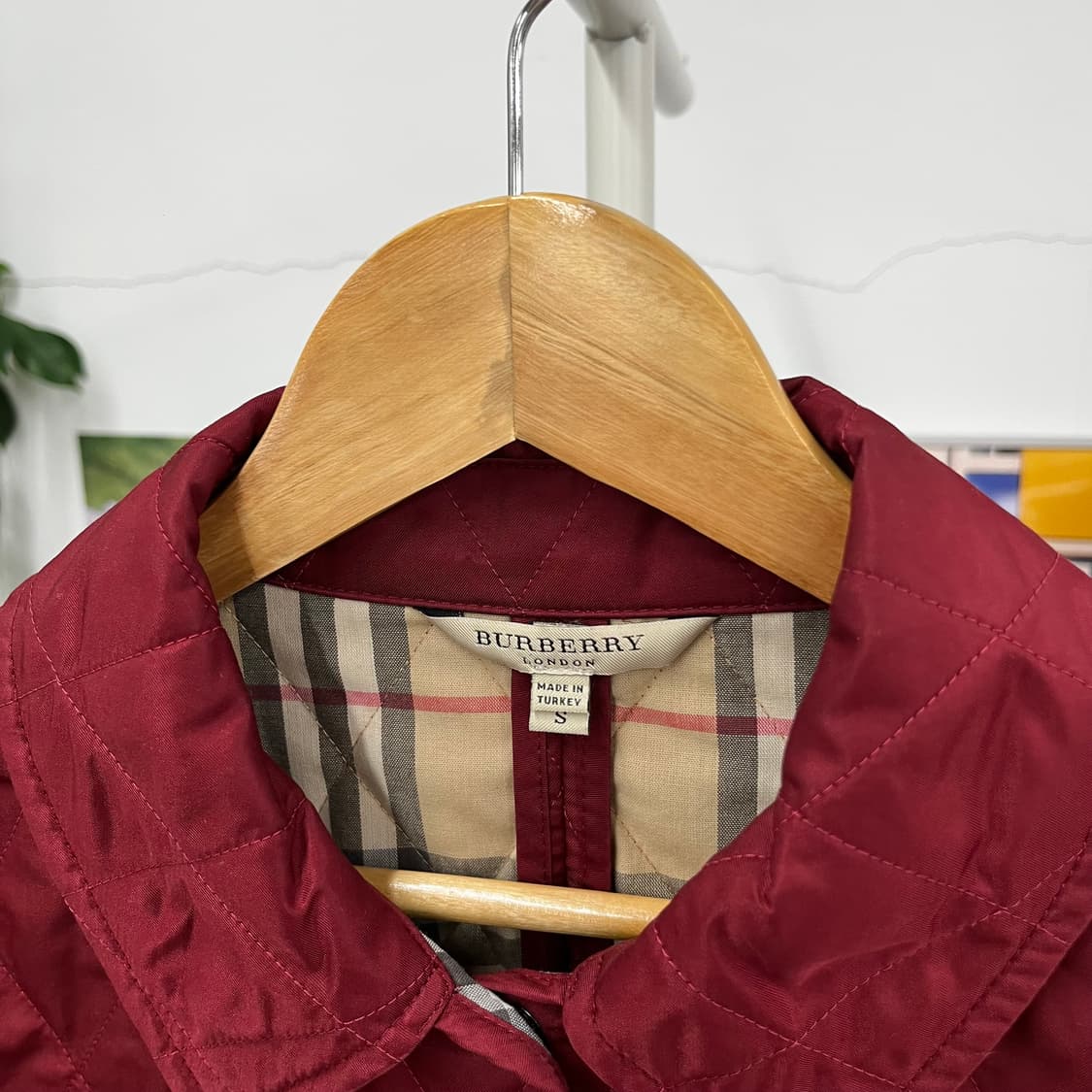 버버리 우먼 퀼팅 자켓 S 상품이미지3
