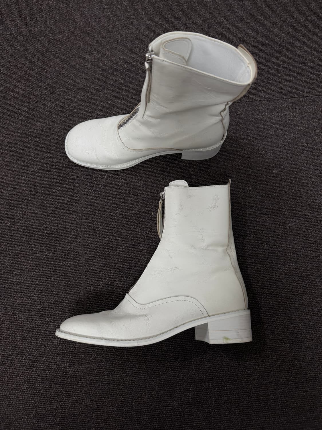 마뗑킴 프론트 지퍼 워커/부츠 상품이미지1