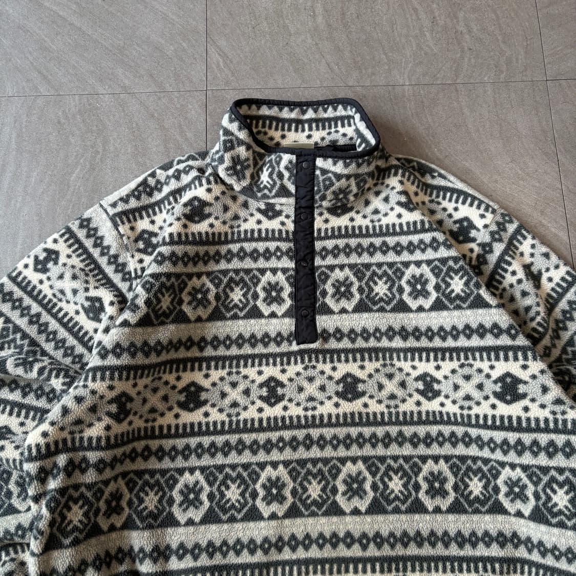 90s L.L.bean 정품 90년대 생산 엘엘빈 아즈텍 플리스 신칠라  상품이미지2