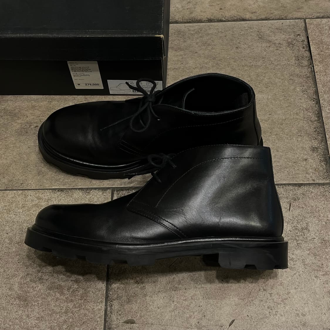 [택포](43) 마시모두띠 처카부츠 블랙 상품이미지2