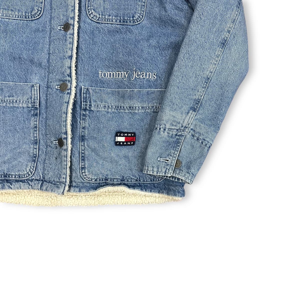 타미진스 양털 후드 데님 자켓 상품이미지3