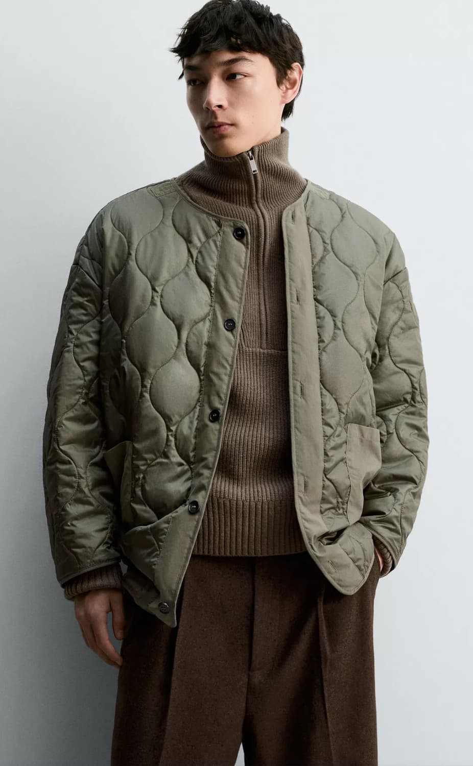 Zara 투인원 탈부착 파카 상품이미지3