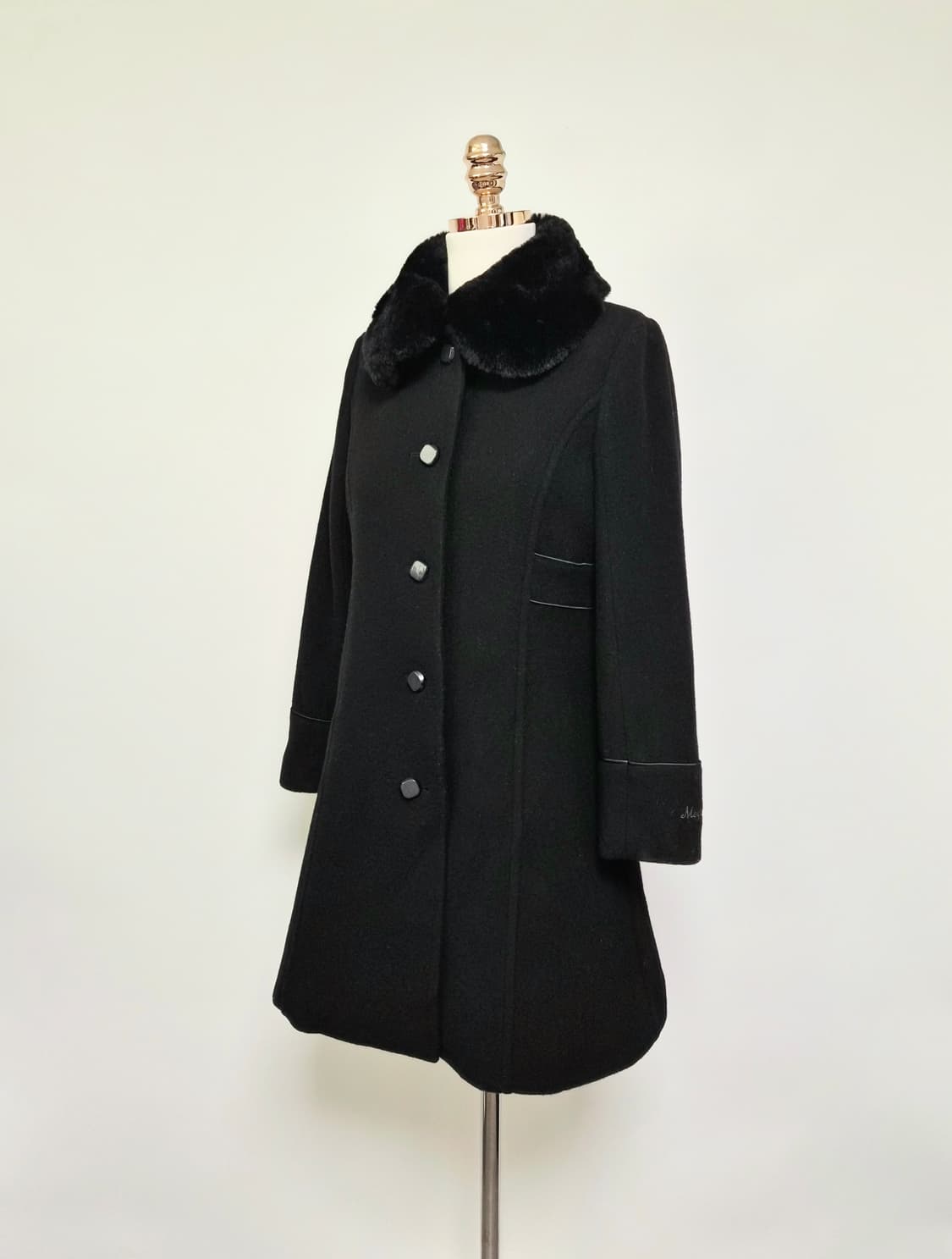 메조피아노 블랙코트 m사이즈 갸루 러블리 상품이미지1