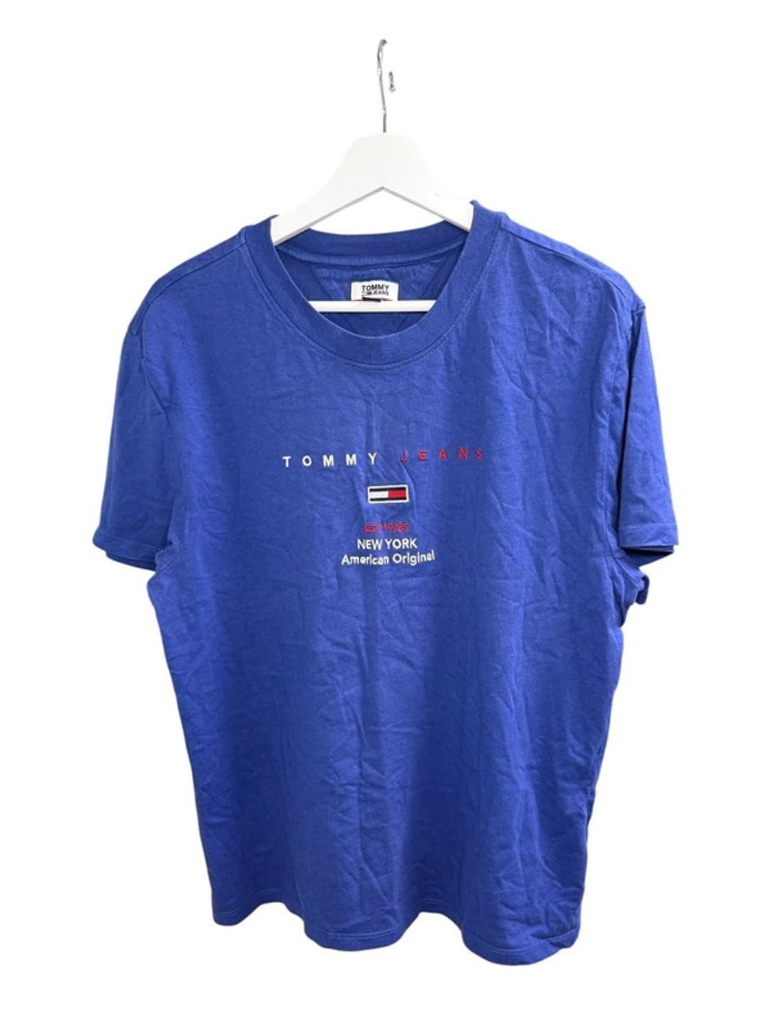 TOMMY JEANS 타미진스 프린팅 반팔 티 블루 L/G 상품이미지2