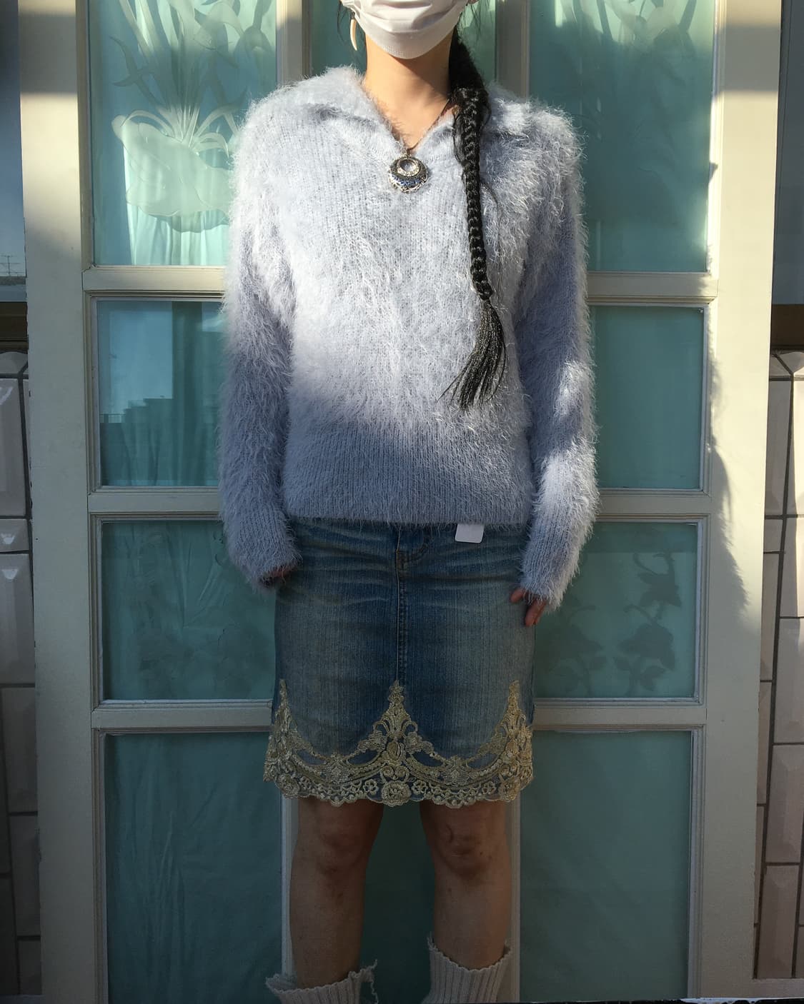 Fluffy pk knit 상품이미지1