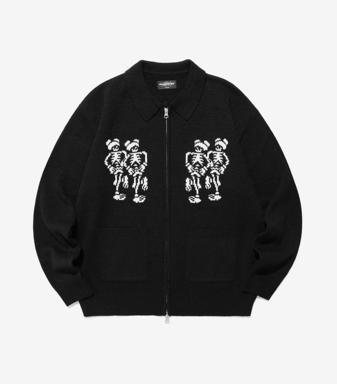 나이스고스트클럽 니트집업 상품이미지1