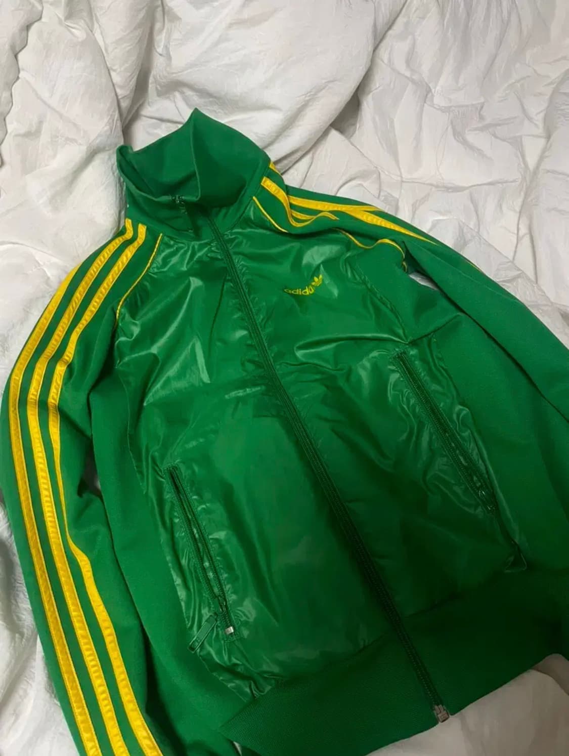 빈티지 초록색 아디다스 져지 상품이미지1