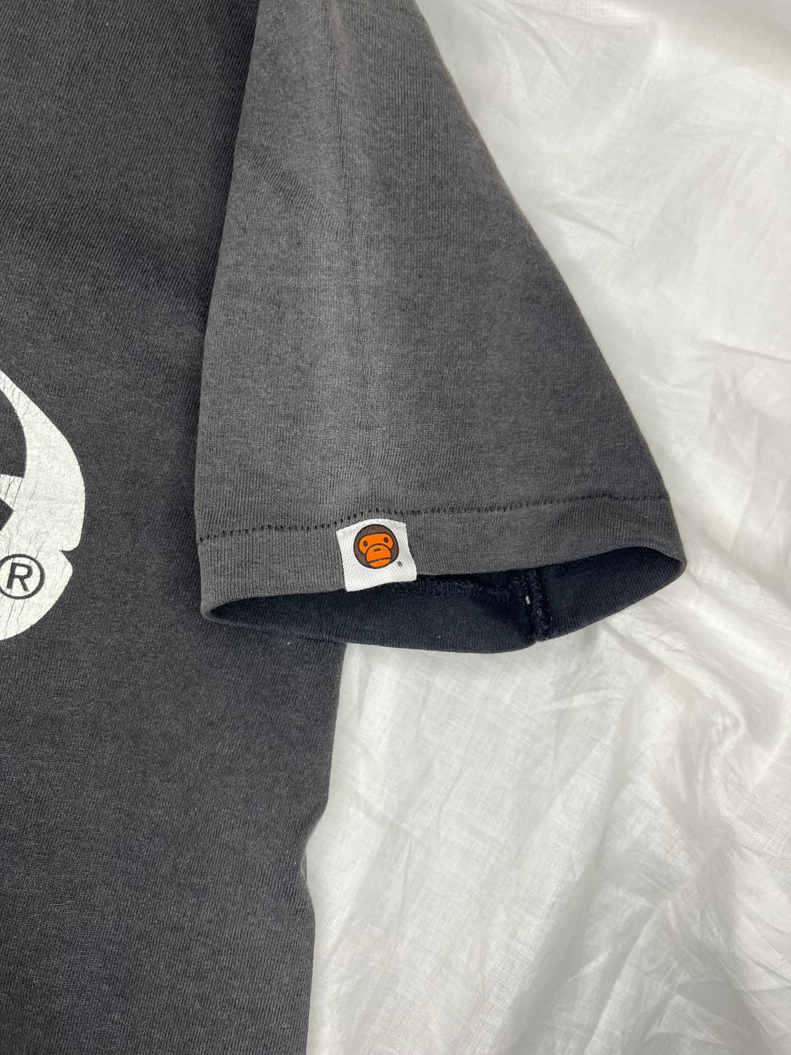 베이프 2004년도 베이비마일로 블랙 로고 반팔 티셔츠 상품이미지3