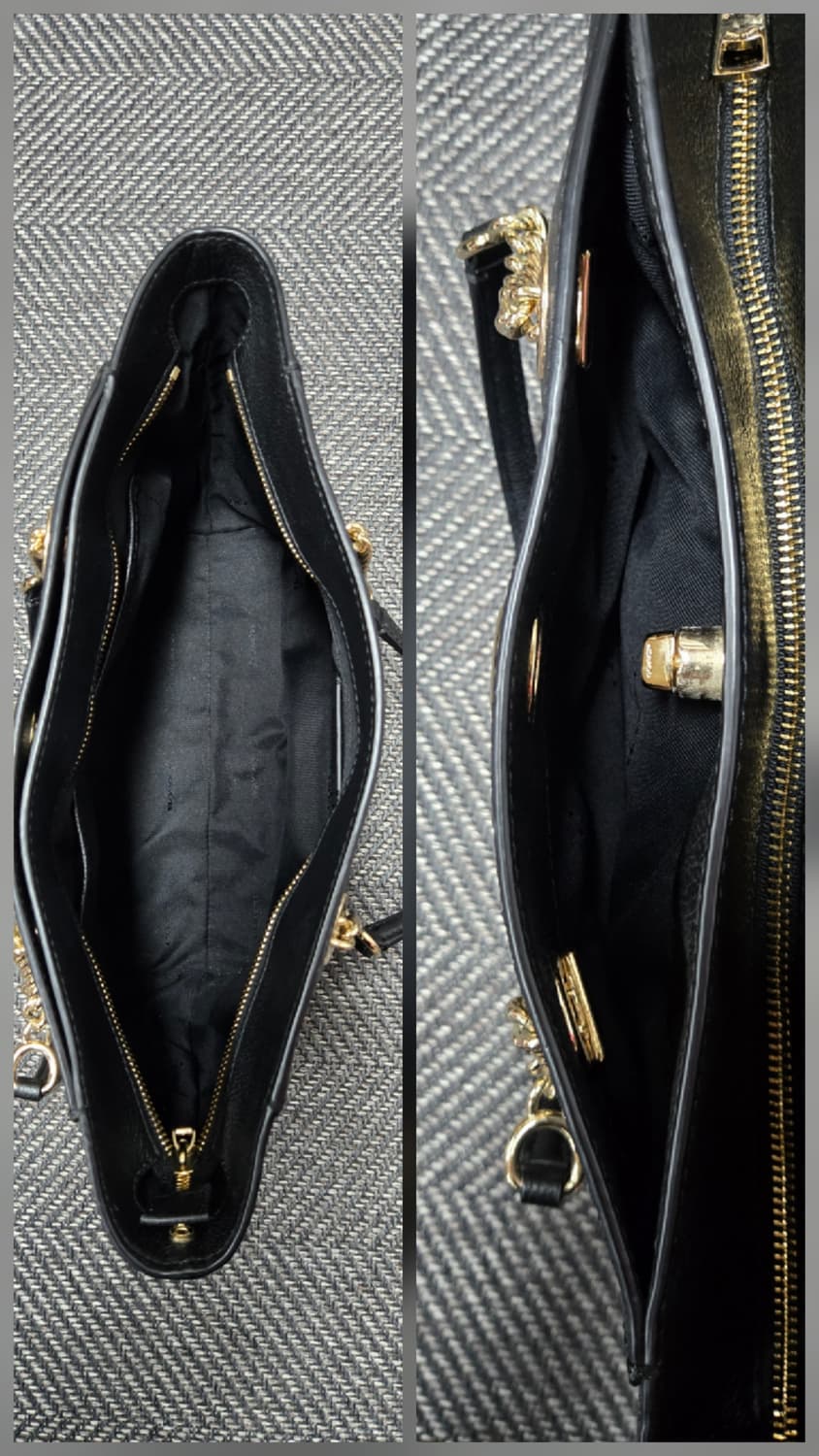 코치 COACH 블랙 체인 토트백 상품이미지7