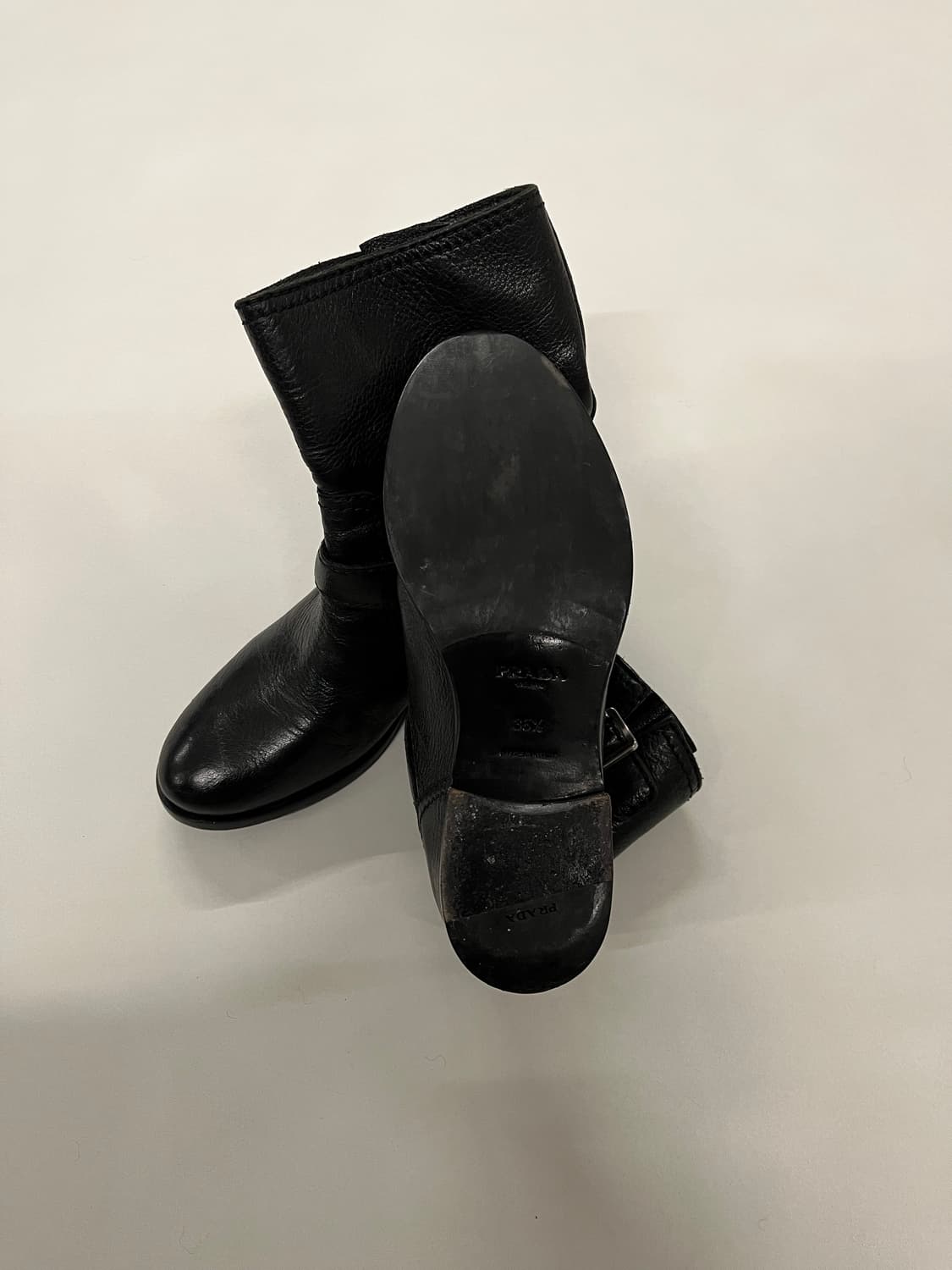 프라다 레더 엔지니어드 부츠 상품이미지7