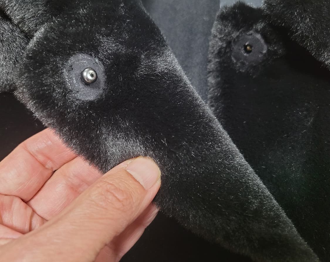 베니토(BENITO) 블랙 몬드 퍼자켓 프리사이즈 새상품 상품이미지7