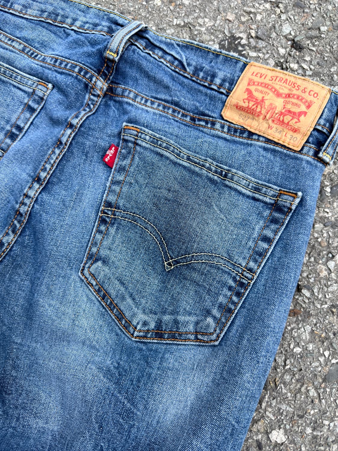 리바이스 527 부츠컷데님팬츠 상품이미지3