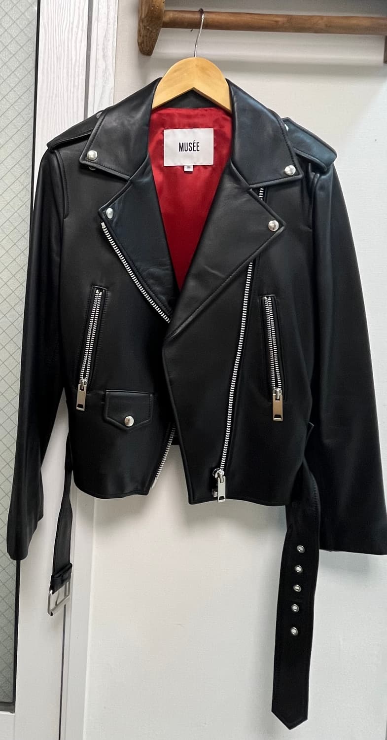 뮤제(musee) 양가죽 라이더 자켓(38사이즈) 상품이미지3