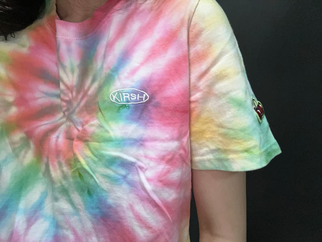 🍒키르시 타이다이 반팔 크롭티🌈 상품이미지3