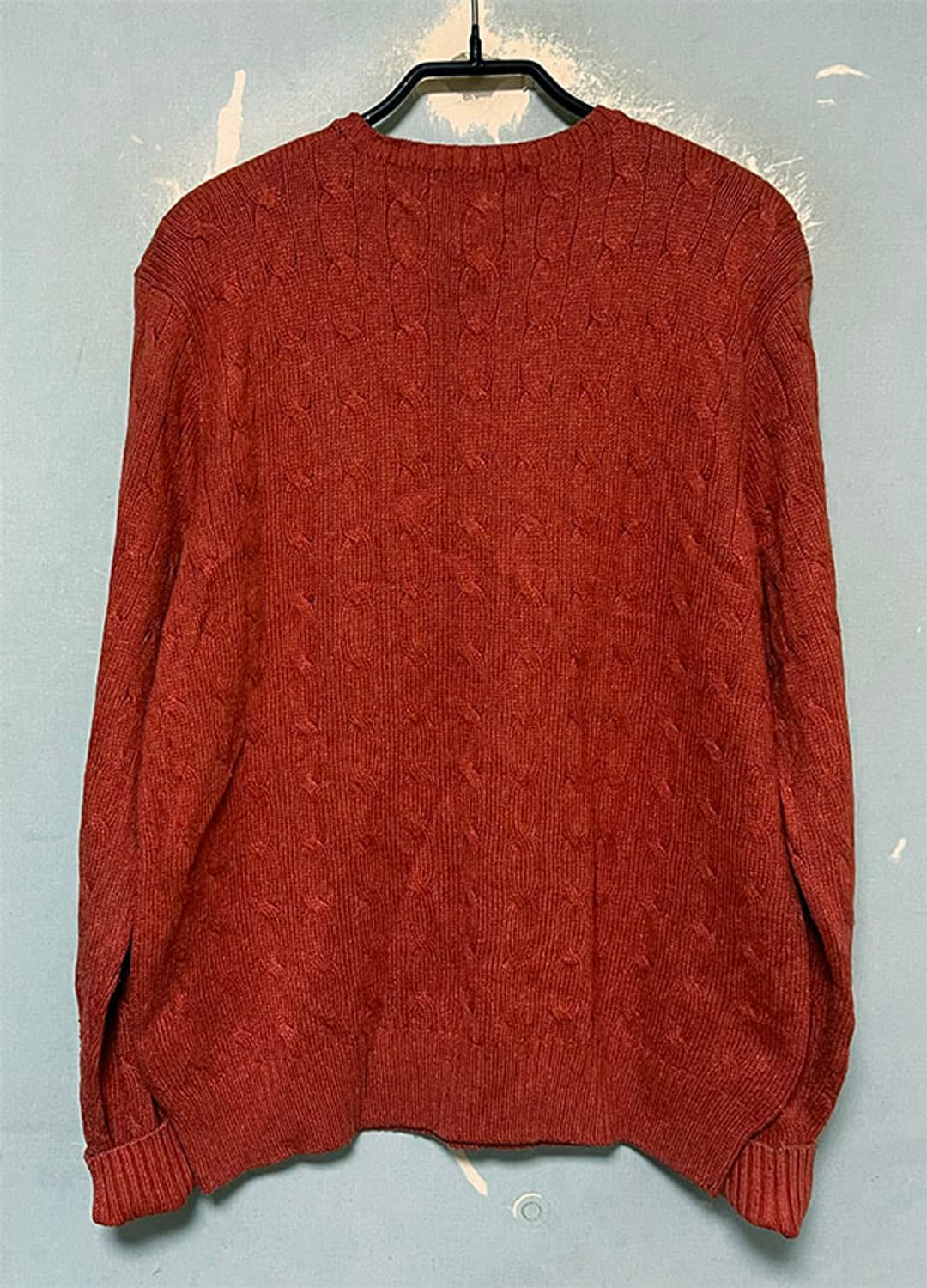 POLO 폴로 남자 꽈배기니트 케이블 실크 캐주얼 XL 105 상품이미지2