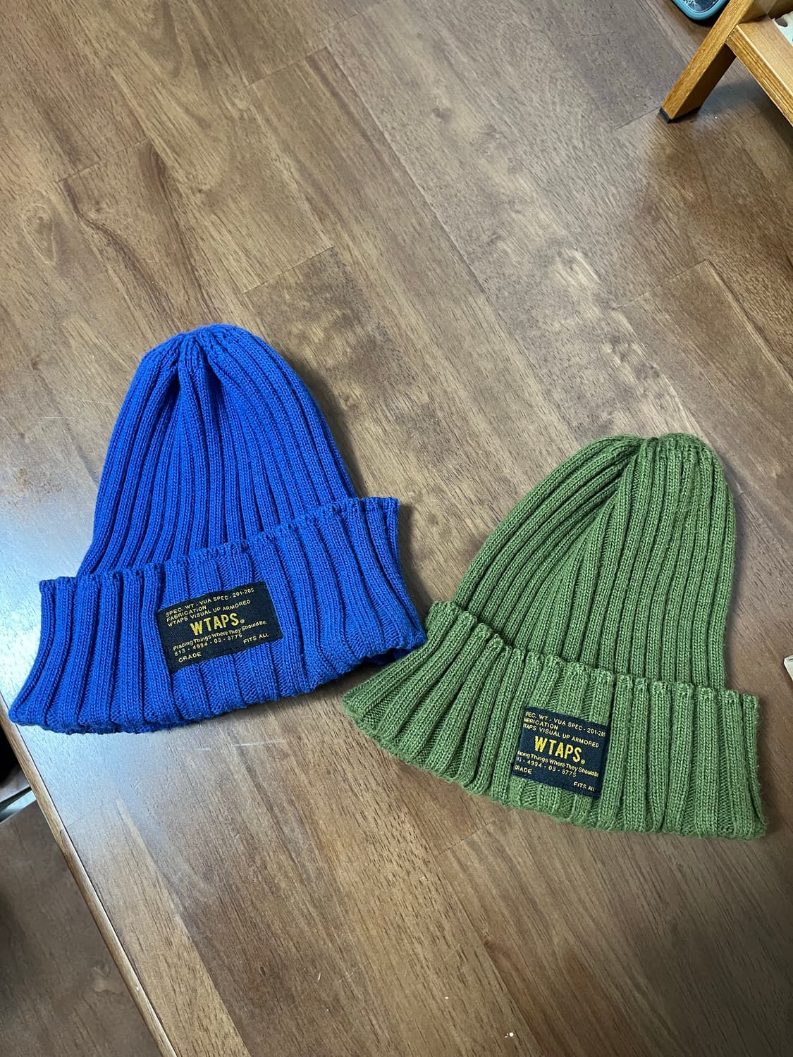 더블탭스 쿨맥스 비니 블루(카키품절) 상품이미지1