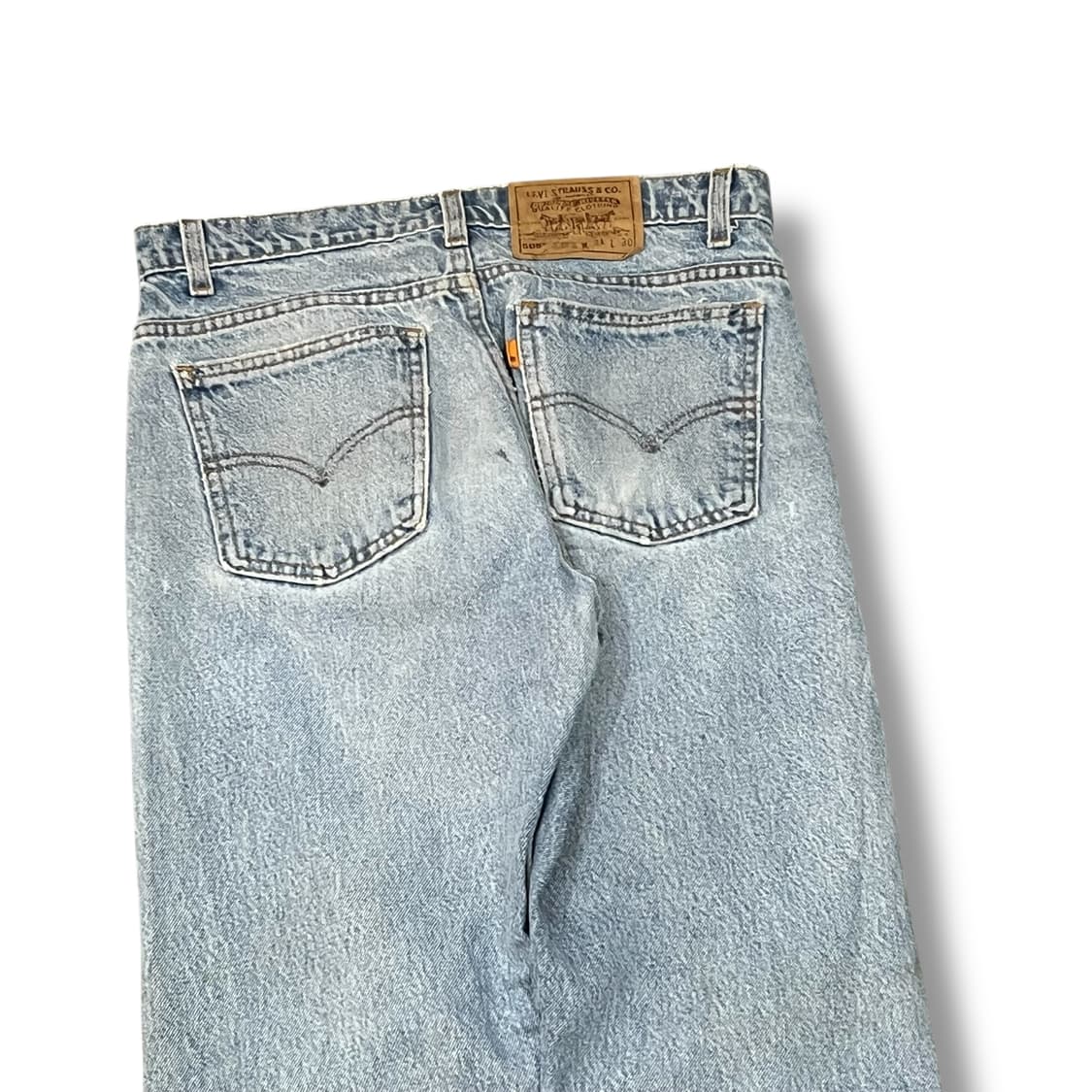  USA 리바이스 505 오렌지 블랭크탭 데님팬츠 y13616 상품이미지6