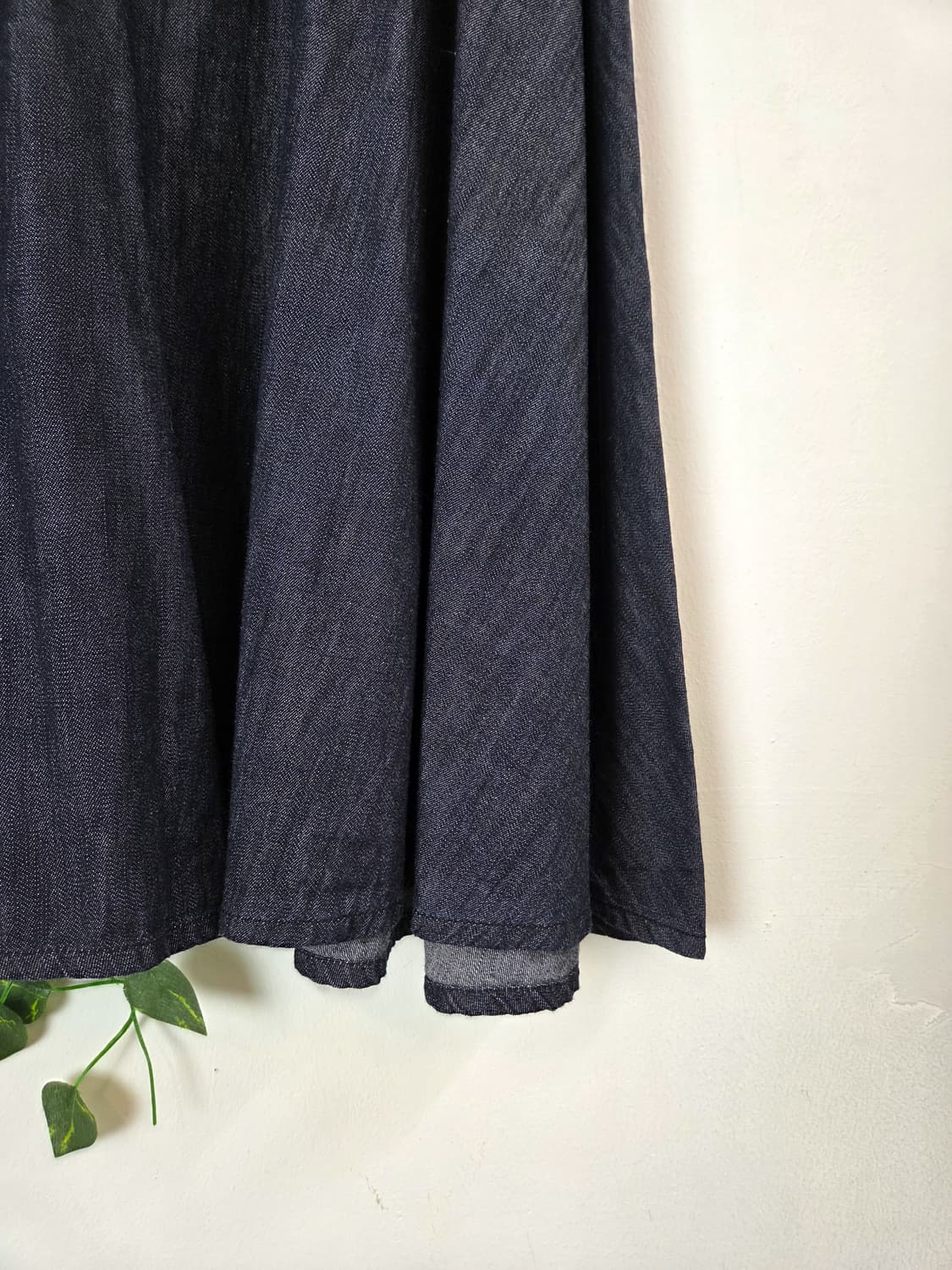 Lowrys farm 데일리 데님 롱스커트 상품이미지3