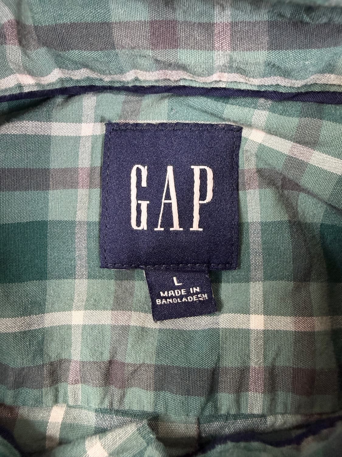 00s Gap Plaid Button Up Shirt 상품이미지3