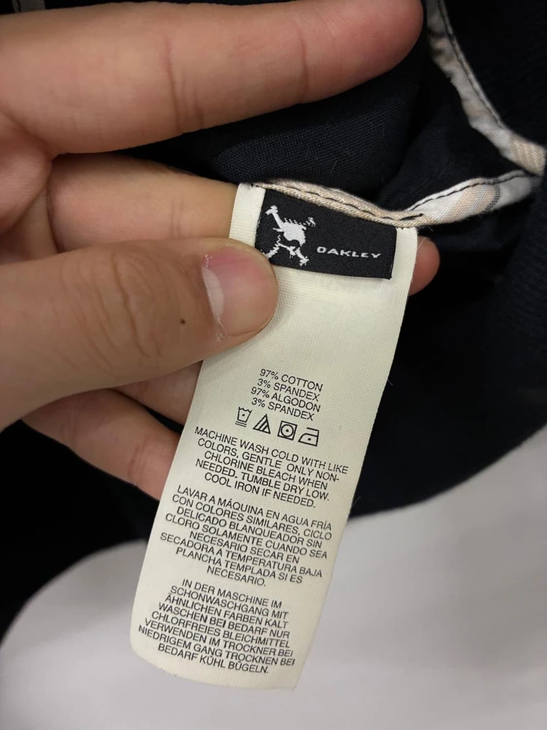 오클리 00's 블랙 테크 집업 블루종 PN9797 상품이미지6