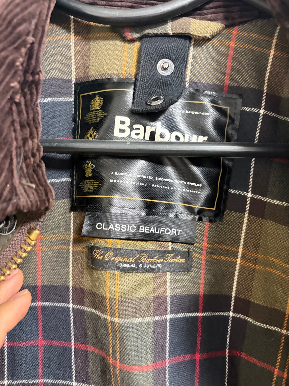 바버 왁스 자켓 클래식 뷰포트 올리브 (C38 사이즈) 상품이미지3