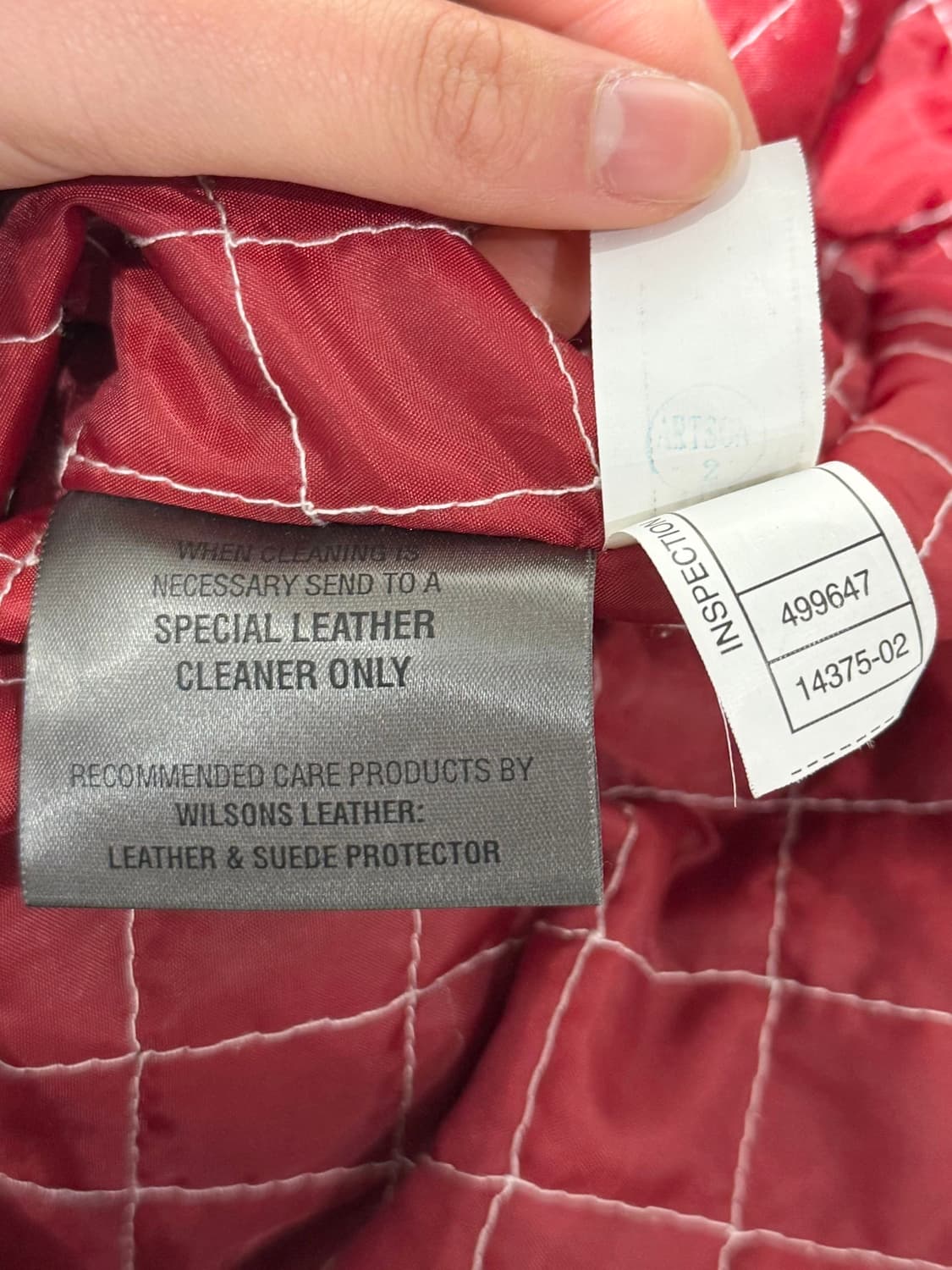 윌슨스 레더 블랙 레드 레더 레이서 자켓  상품이미지8