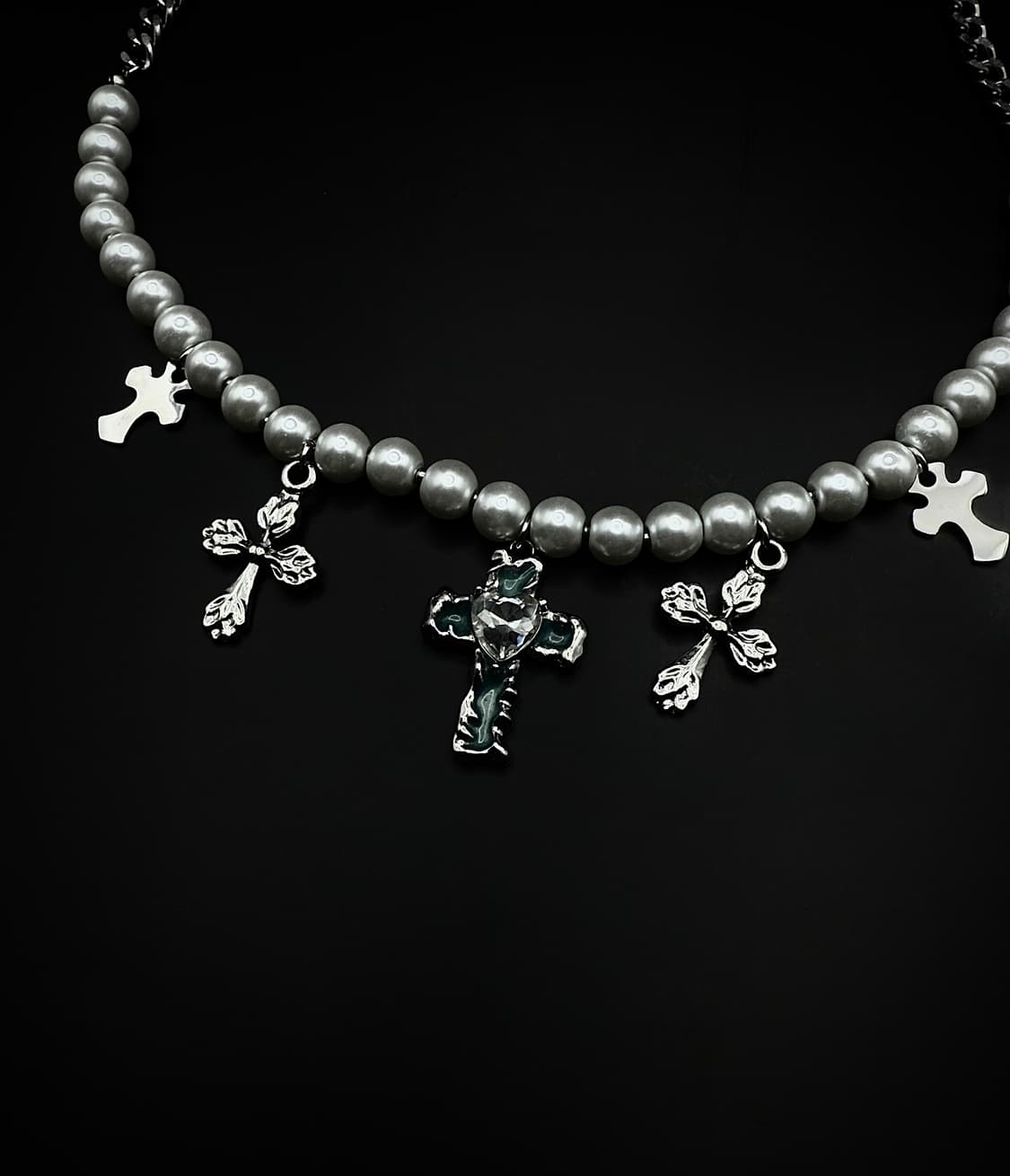 pcr053 5 the croos pearl necklace 상품이미지7