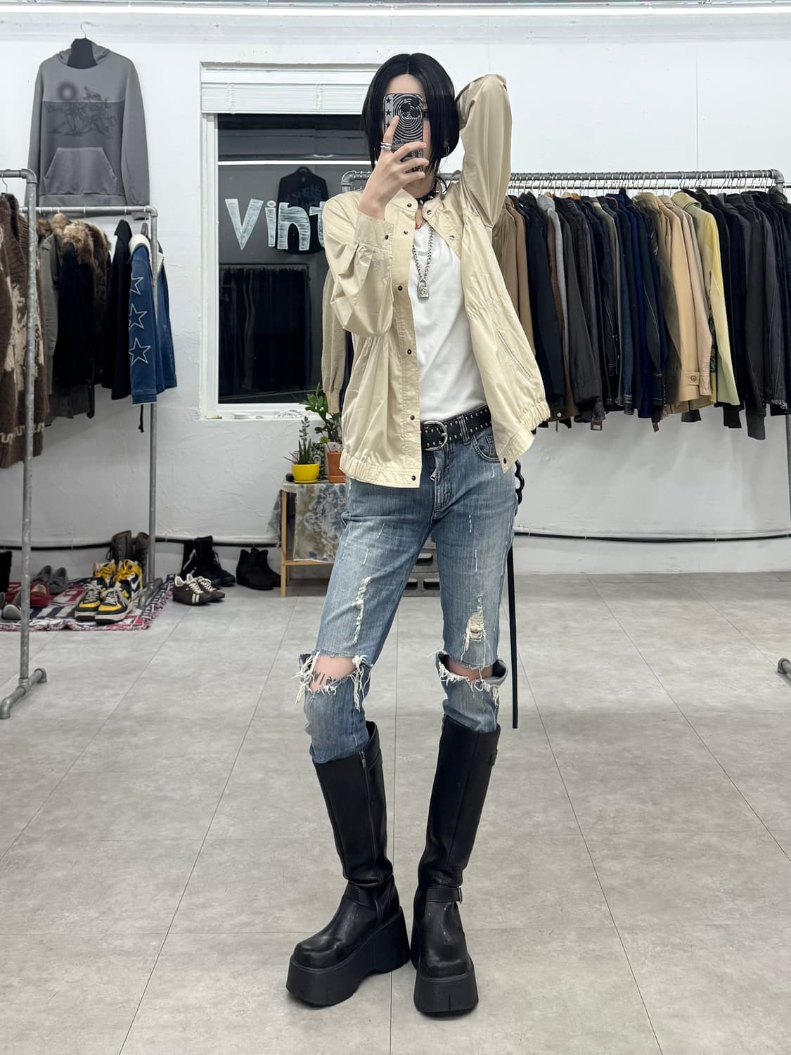 JPN 셔링 자켓 상품이미지1