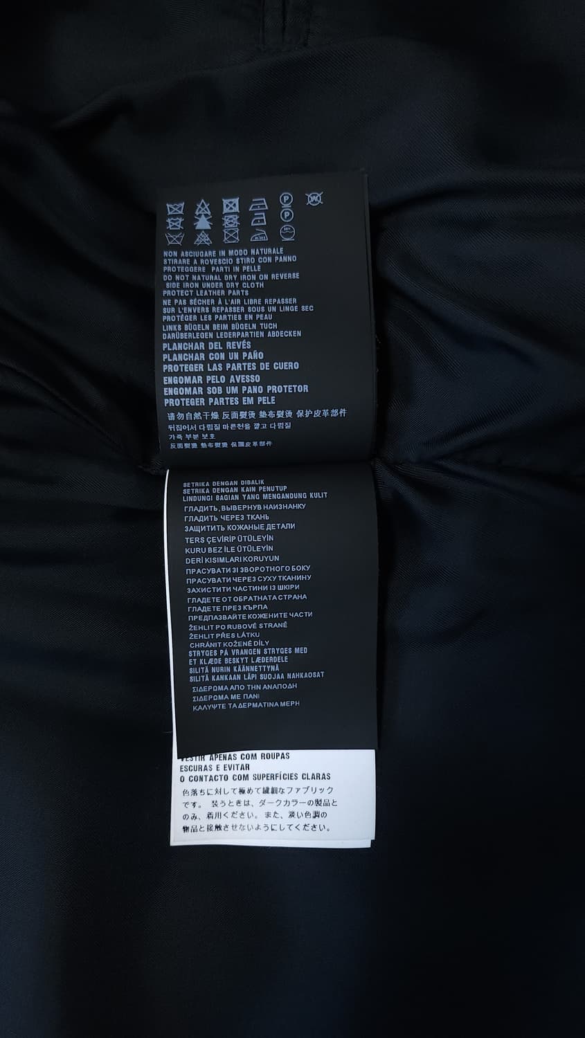 [L] 프라다 벨벳 블루종 자켓 블랙(SGB999) 상품이미지8