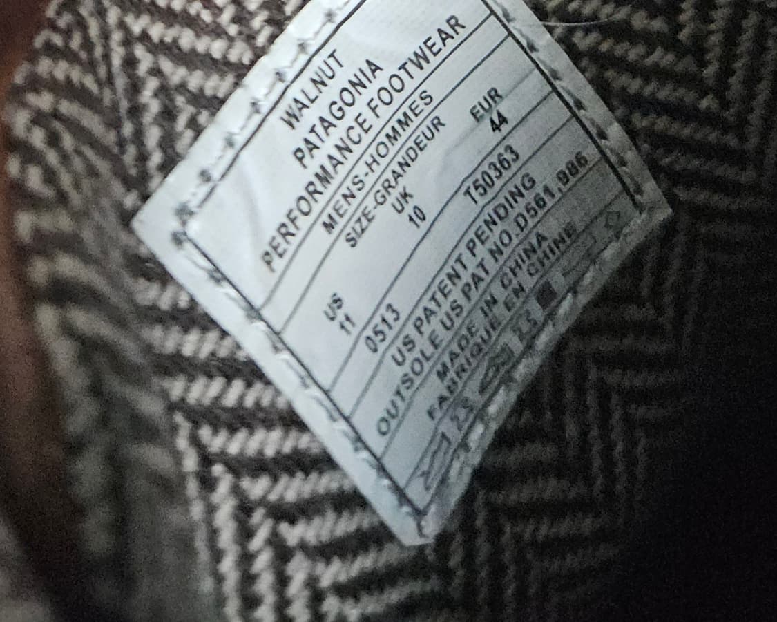 [290] 파타고니아 룰루 벨벳 슈즈 월넛 상품이미지6