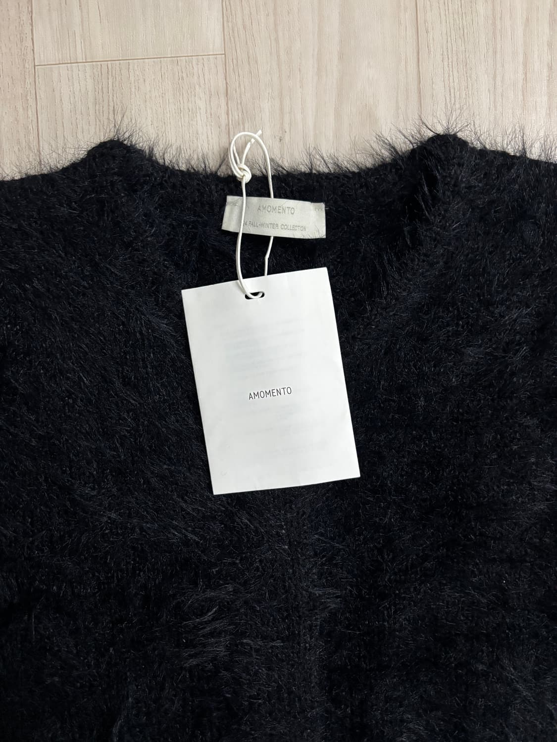 SHAGGY CROPPED CARDIGAN_BLACK(새상품) 상품이미지2