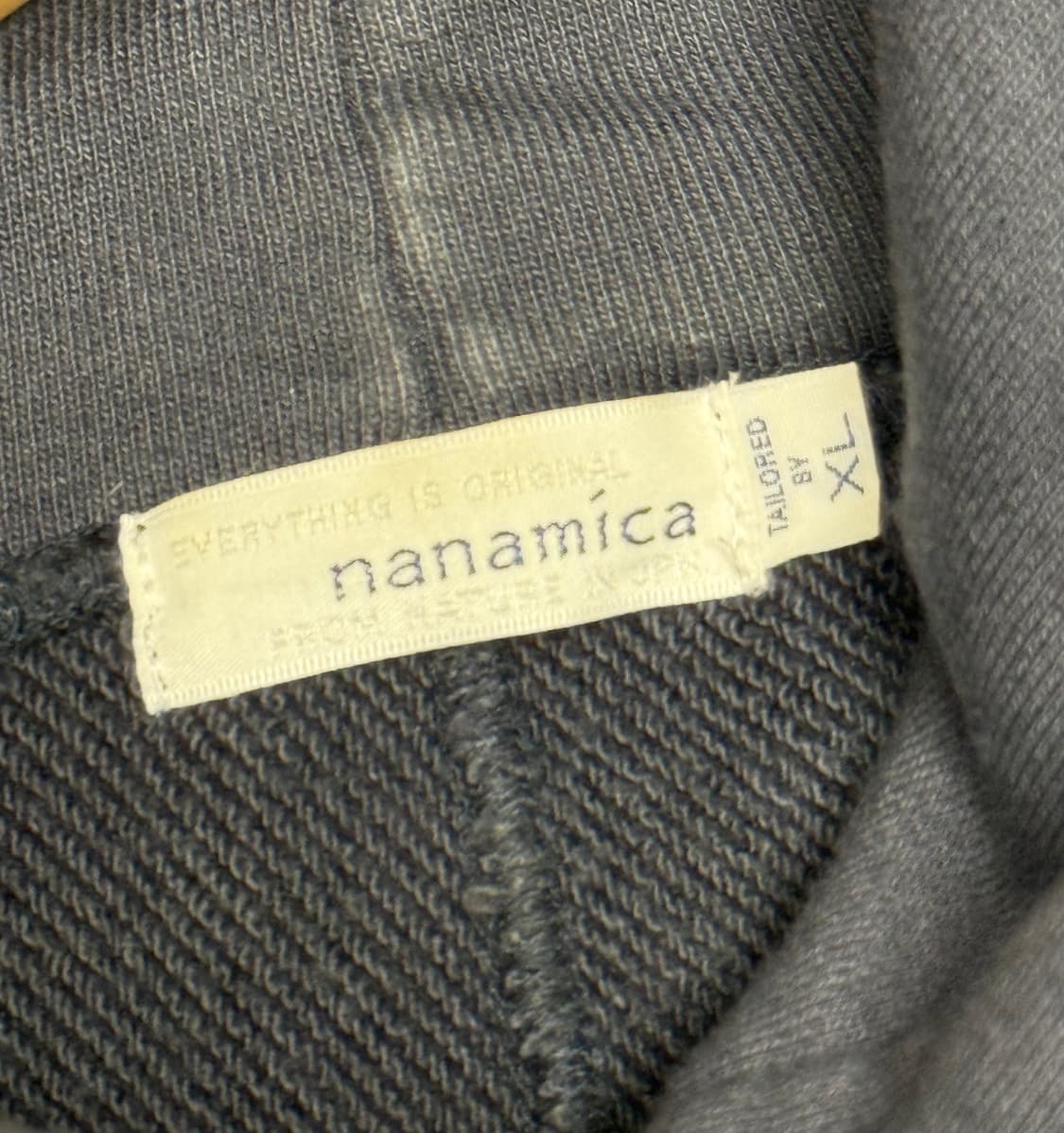 나나미카 pullover sweat hood 네이비 XL 상품이미지4