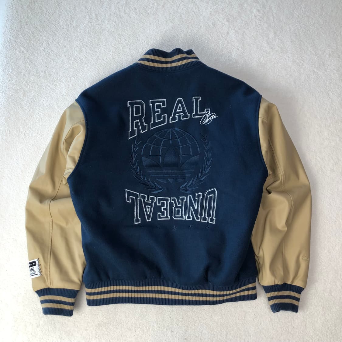 아디다스 네이비/베이지 스타디움 자켓  상품이미지2