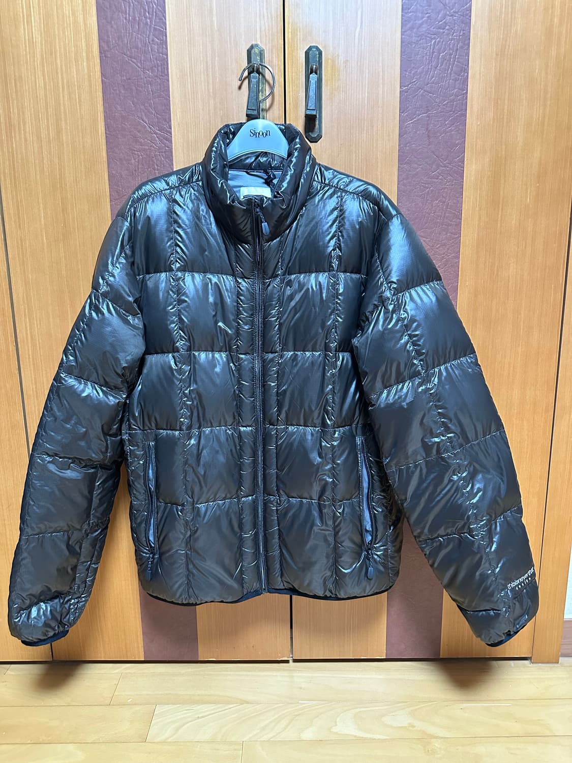 디스이즈네버댓 경량패딩 브라운블랙 상품이미지2