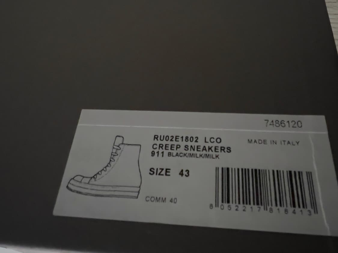 릭오웬스 크립 라몬즈 새상품(43) 상품이미지4