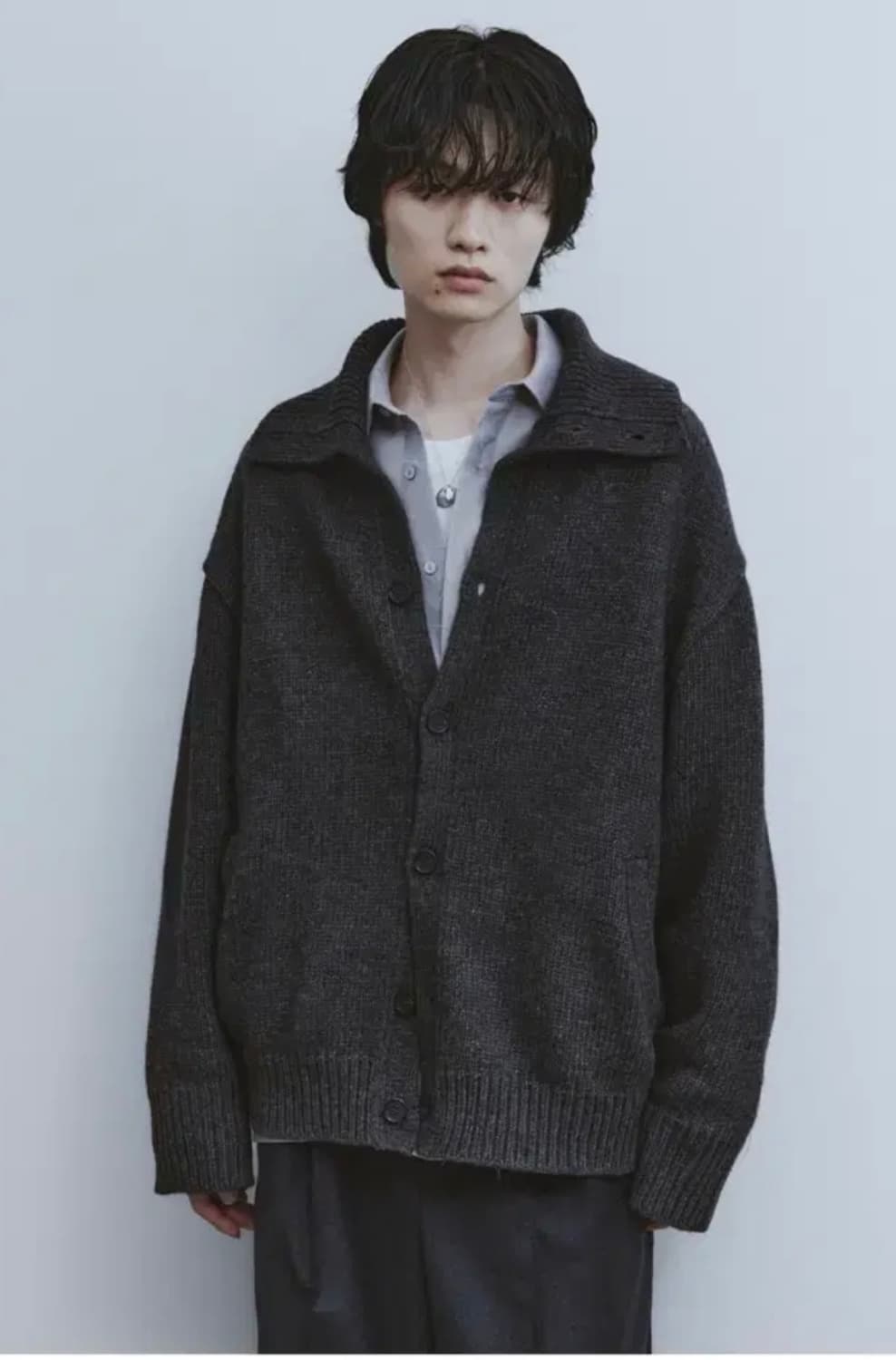 [L]유스 헤비아우터 가디건 상품이미지1