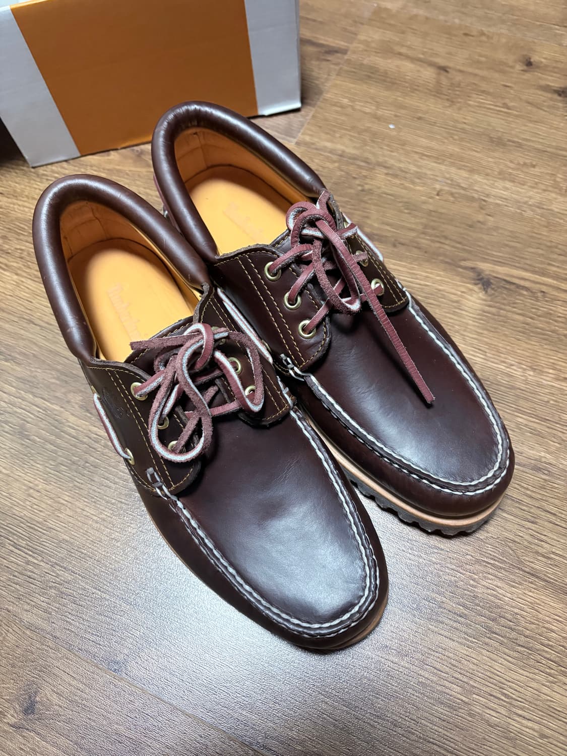 팀버랜드 3아이 보트슈즈 브라운 상품이미지1